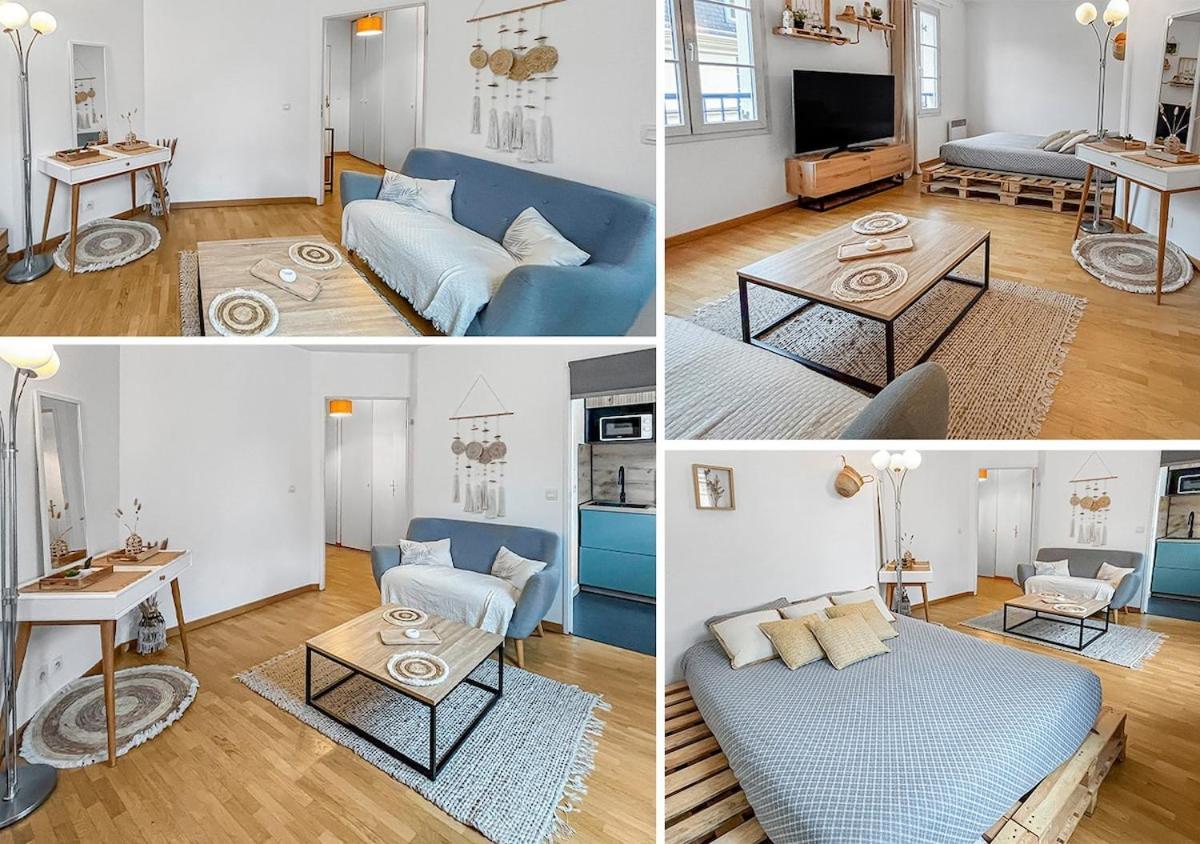 Studio Cosy Avec Smart Tv & Wi-Fi เลอเปลซีส์-โรแบงซง ภายนอก รูปภาพ